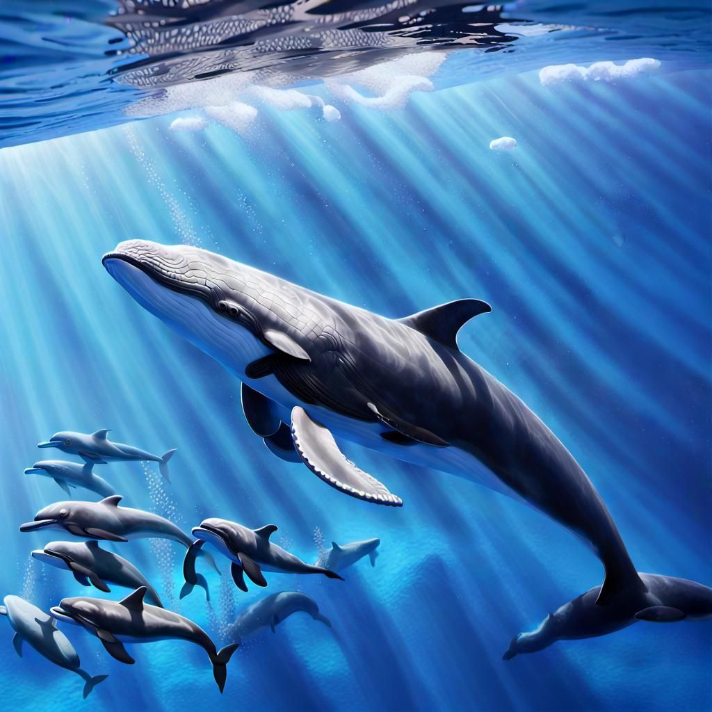 Whale🐋 & dolphin🐬