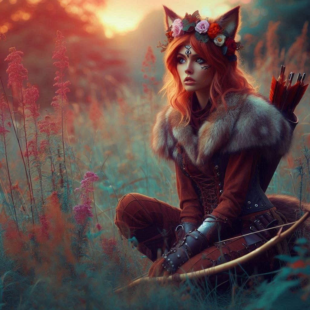 Gothic Wolf-Girl: Driven by the Hunt