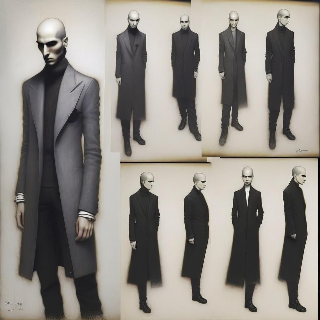 AI Interpretation of Omar Galliani's Style