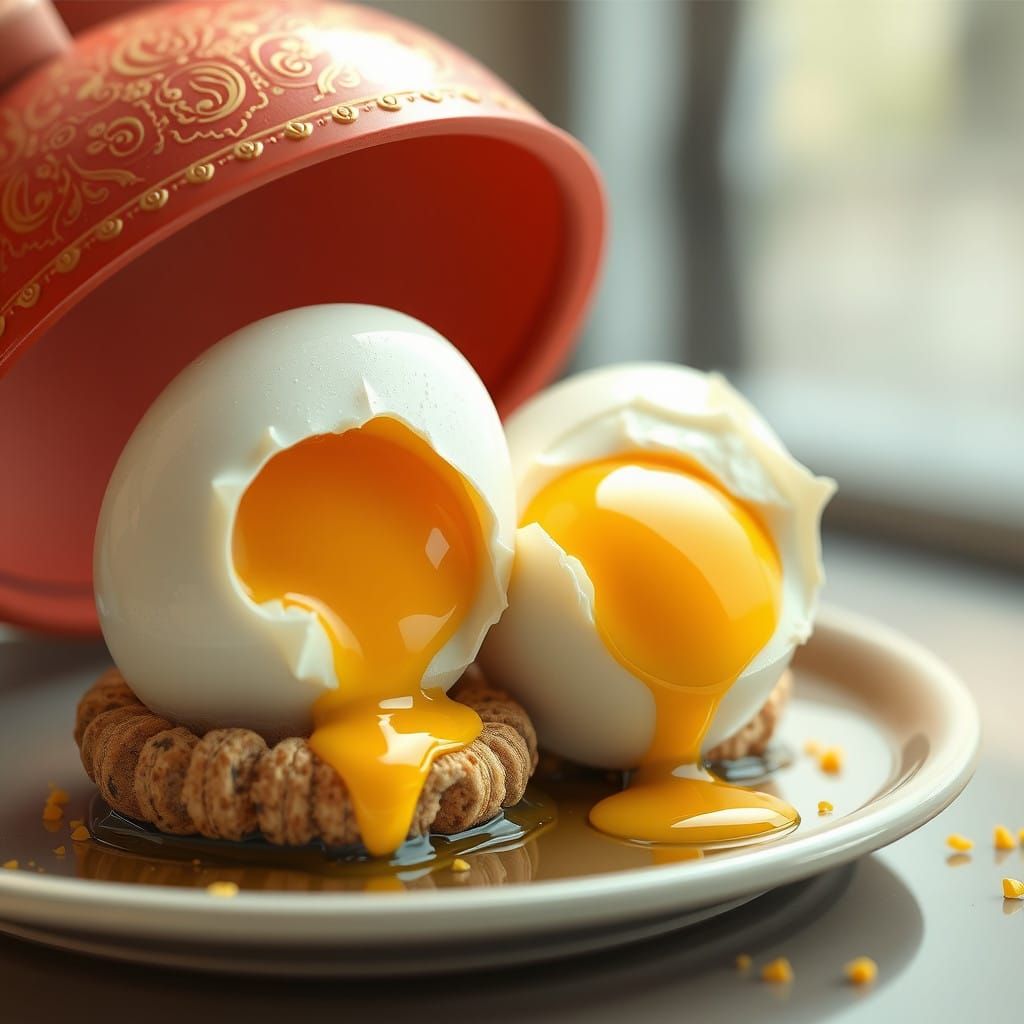 Whispers in the Egg Whites: A Mysterious Anime Scene