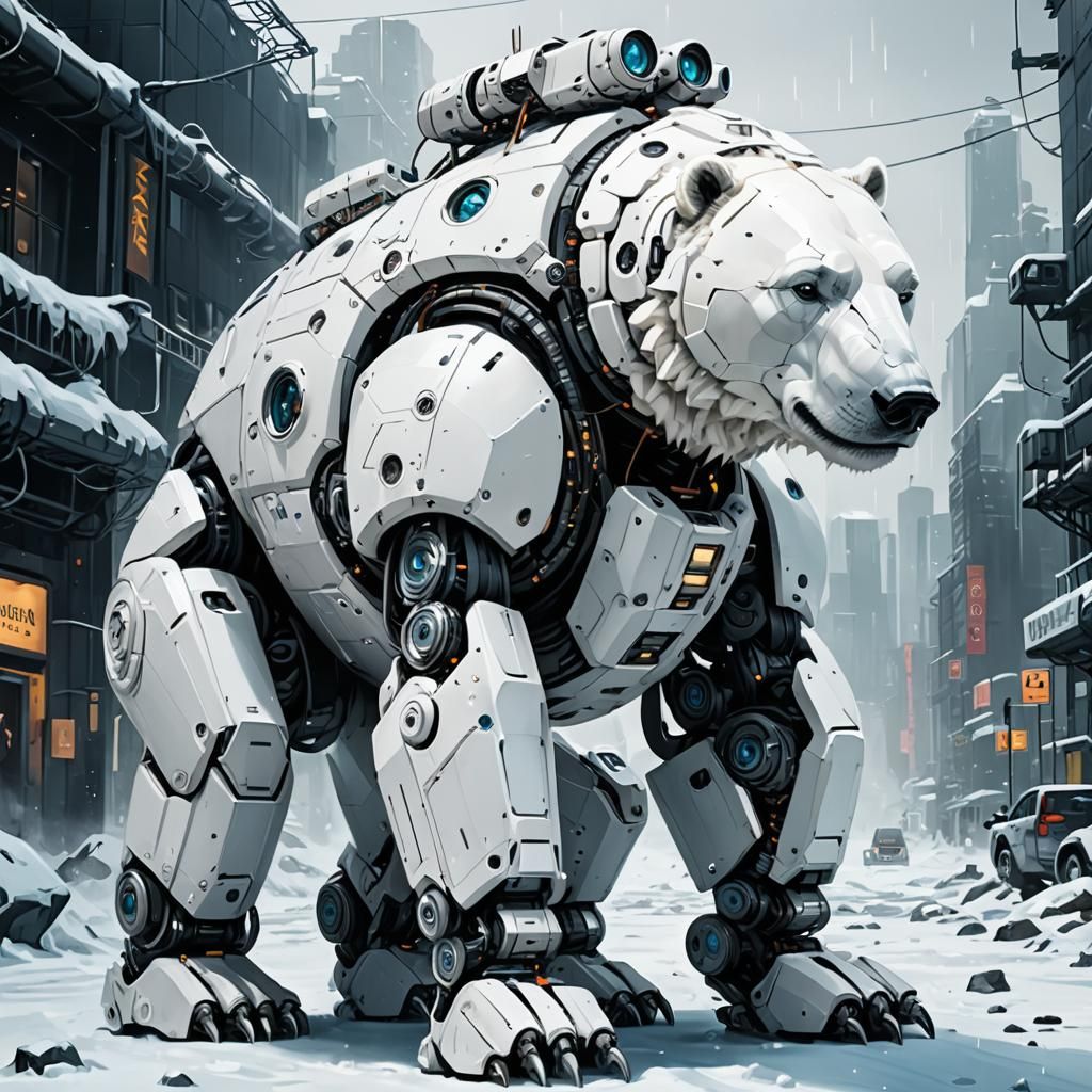 Robotic polar Bear
