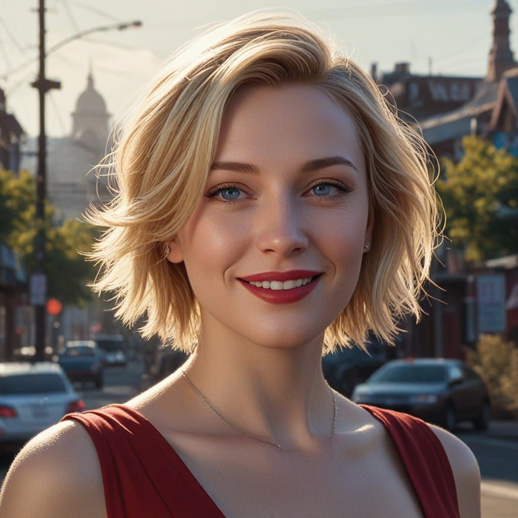 Sultry Blonde Goddess Radiates Sensuality in Intimate Closeu...