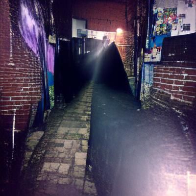 Mystical Portal at the End of Dark Alley