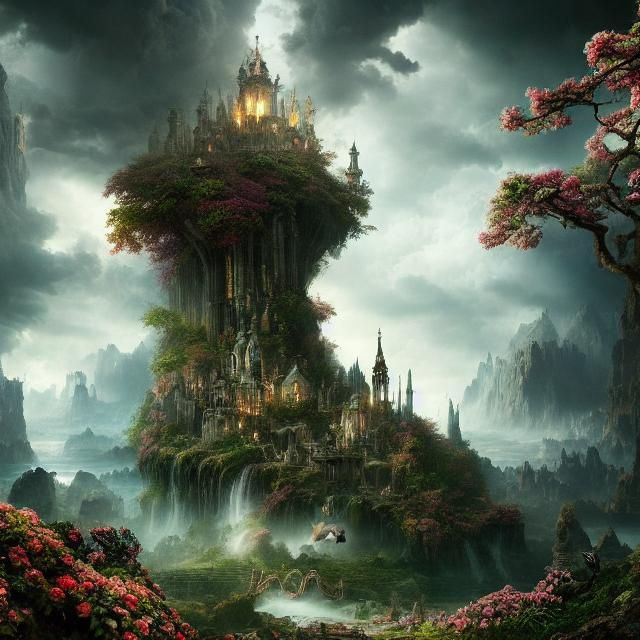 Wonderland: A Stunning Digital Matte Painting