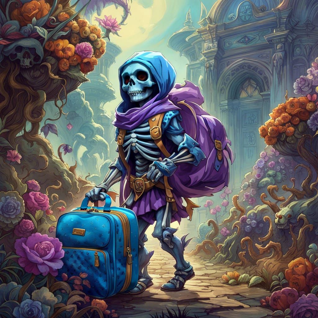 Skeletor school bags