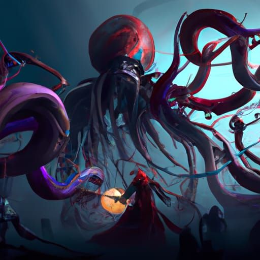 Medusa Masterpiece in Dark Fantasy Style