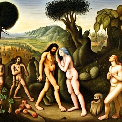 Adam and Eve's Disgraceful Exit from Eden