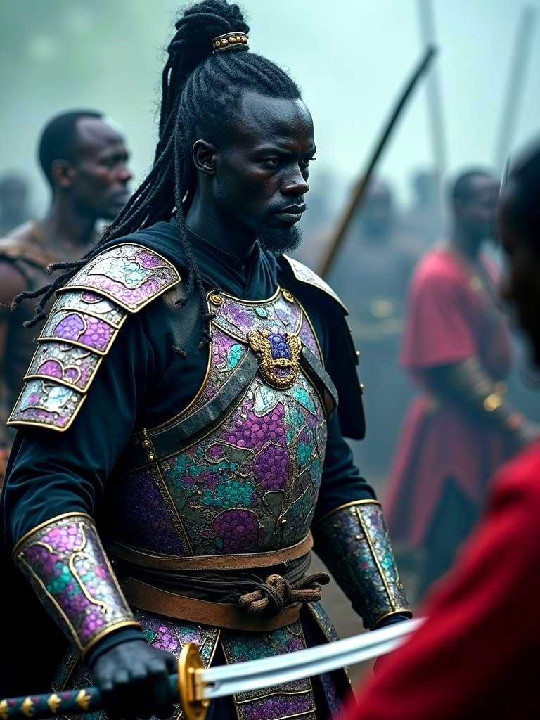 The Black Armored Warrior