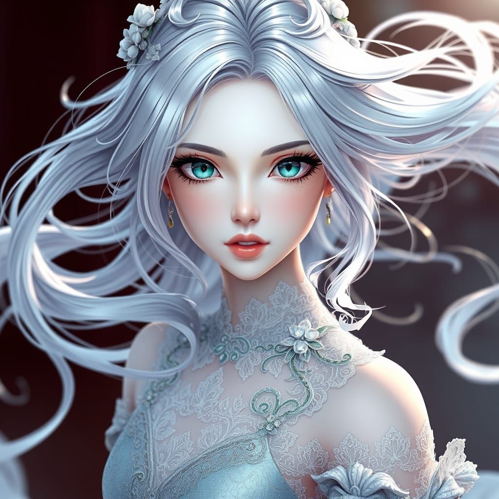 Ethereal Anime Goddess in 8K Resolution