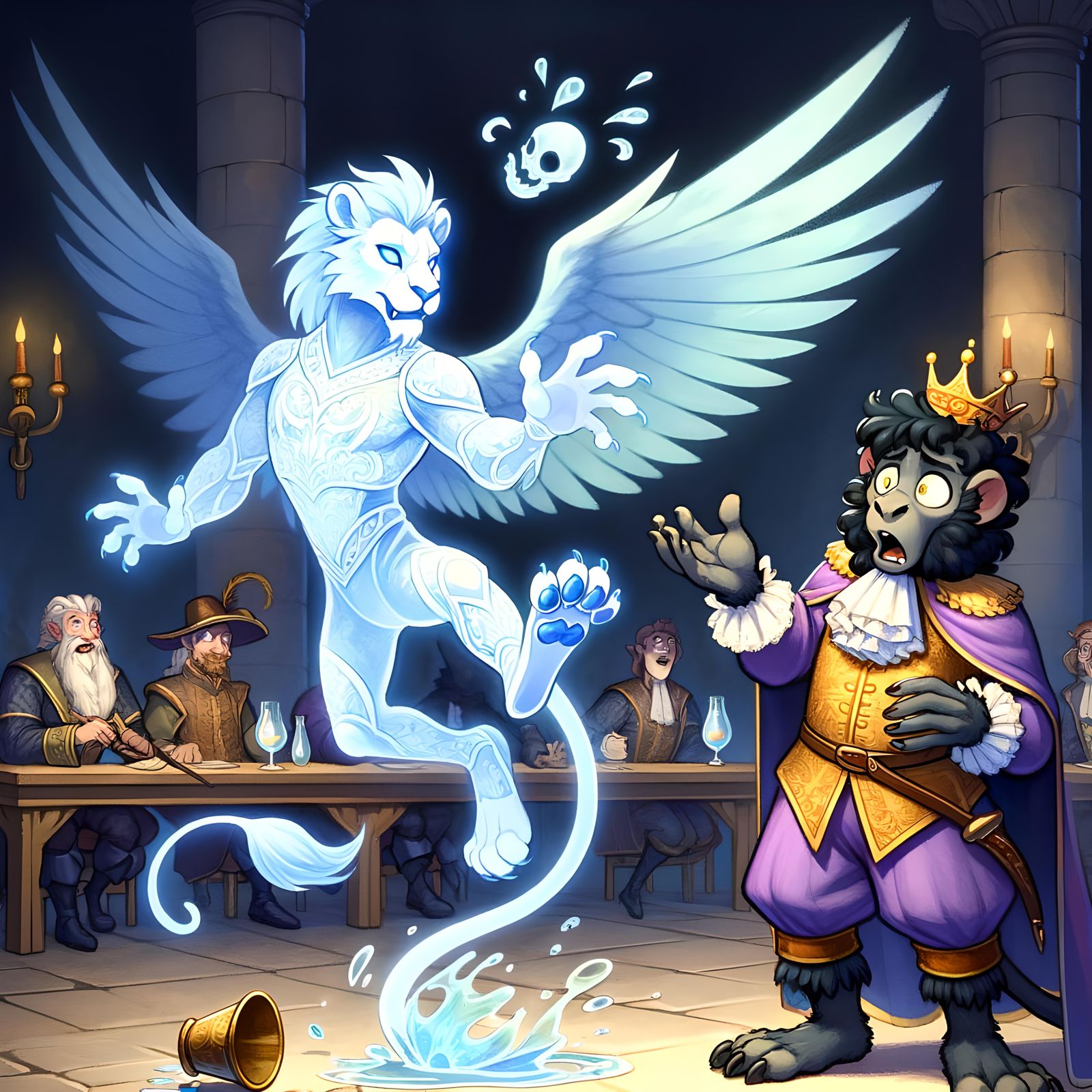 Ethereal Chameleon-Lion Assassin Pranks Monkey King