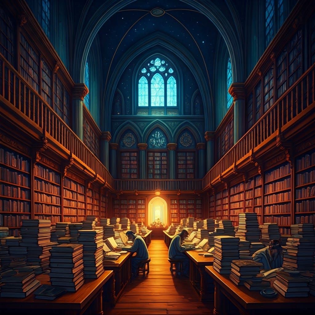 Luminous Synagogue of Ancient Knowledge and Wonder