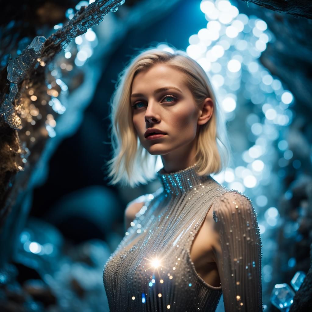 Woman in the Crystal Cave