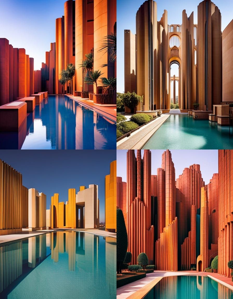 Postmodern Architecture Inspired by Ricardo Bofill