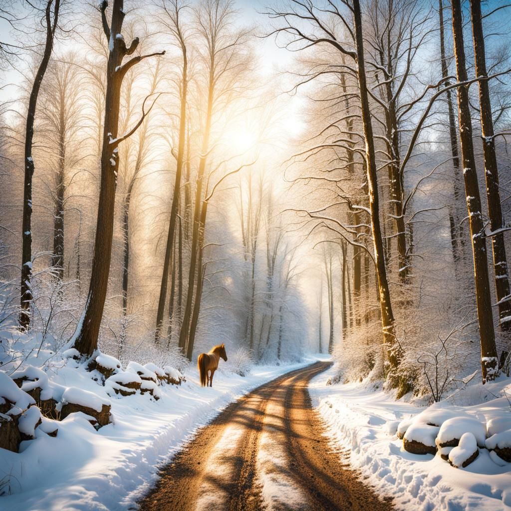 Cobblestone Road Through Jungle and Dead Forest