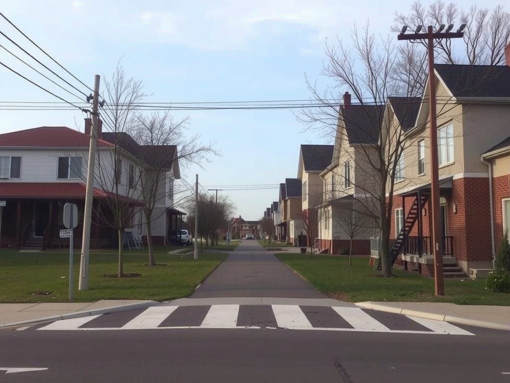 Police Officer on a Quiet Street Break