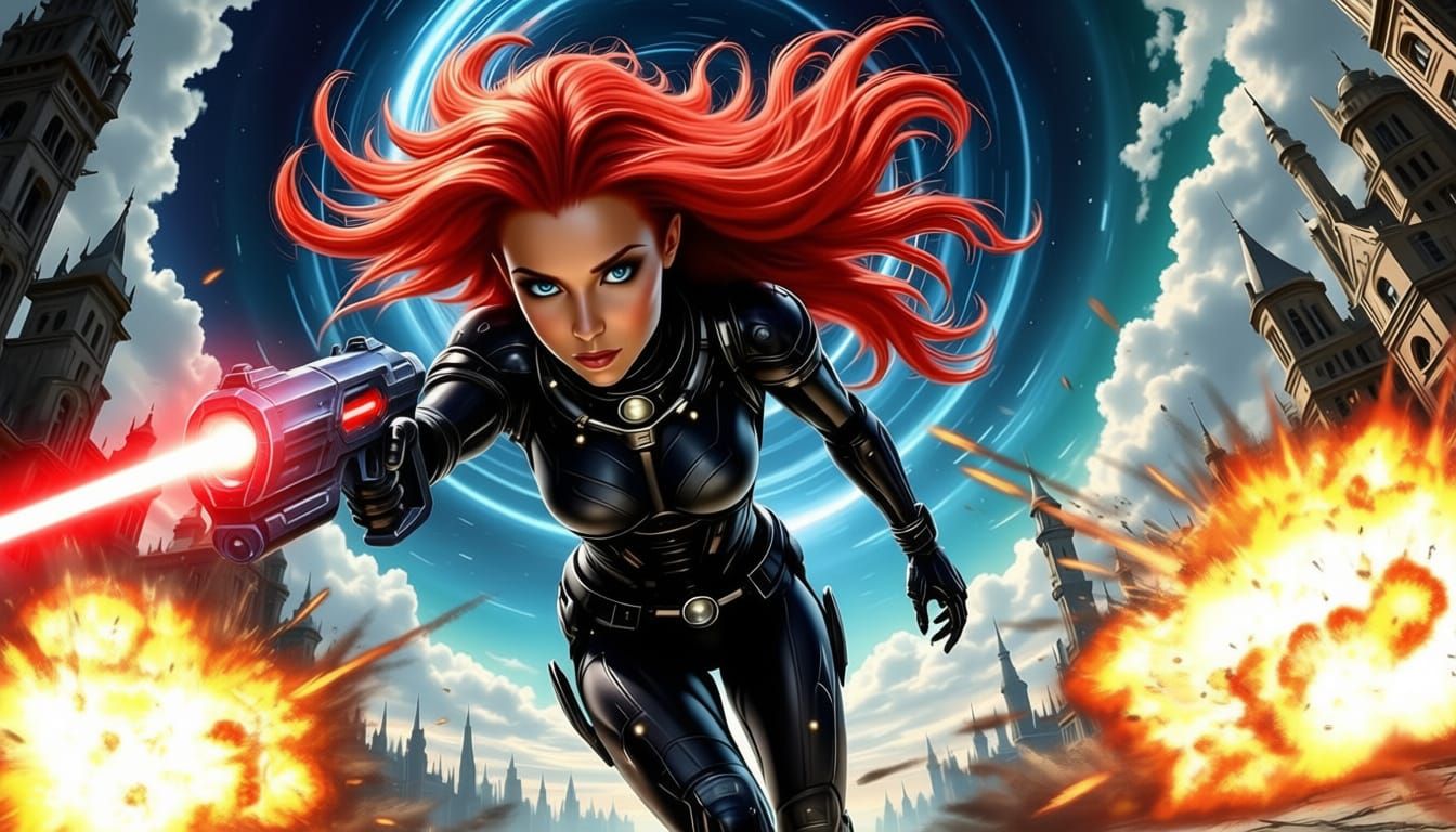 Cyber Time Agent Nova Chases Jack The Ripper Through History