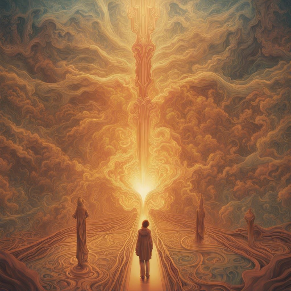 Mystical Couple in Cosmic Plasma with Ethereal Light Codes