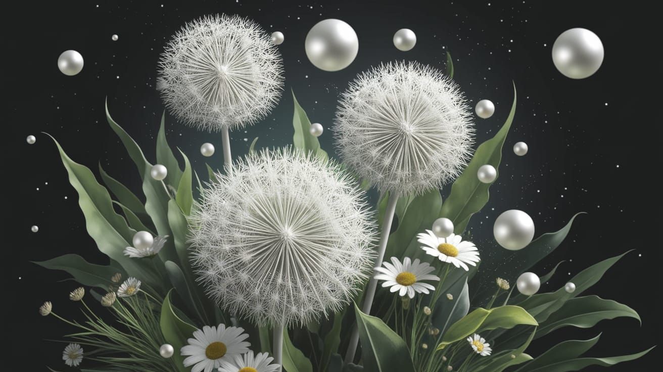 Surreal Floral Cosmos