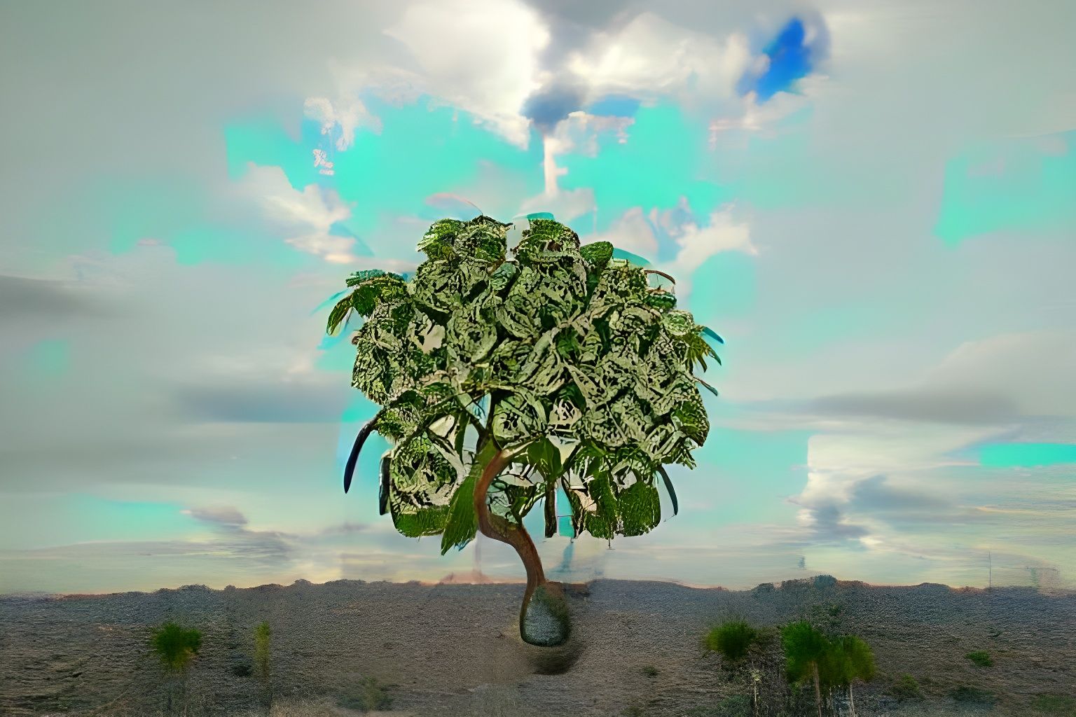 Digital Art Money Tree Illustration