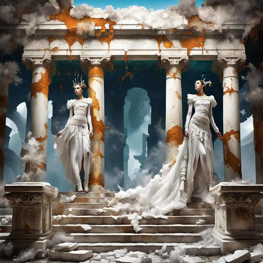 Cybergoth Model at Weird Art Exhibit