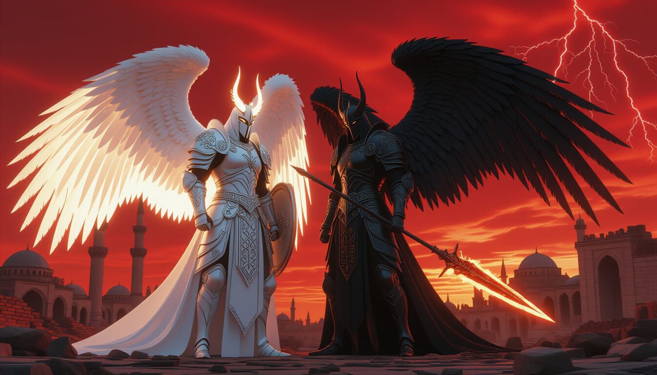 Angels in Ottoman Ruins: Cinematic Lighting