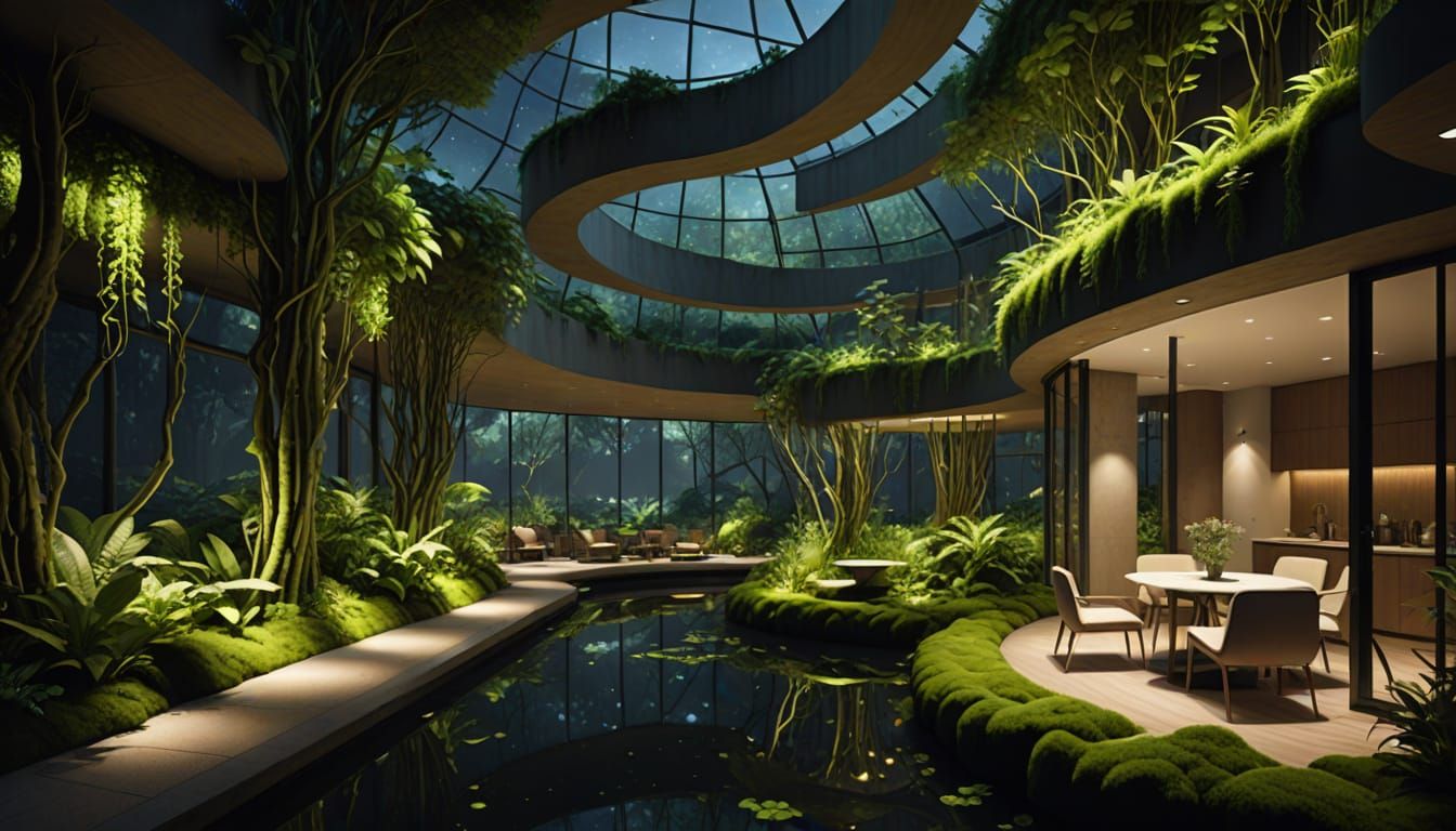 Futuristic Asian-Inspired Hidden City Apartments