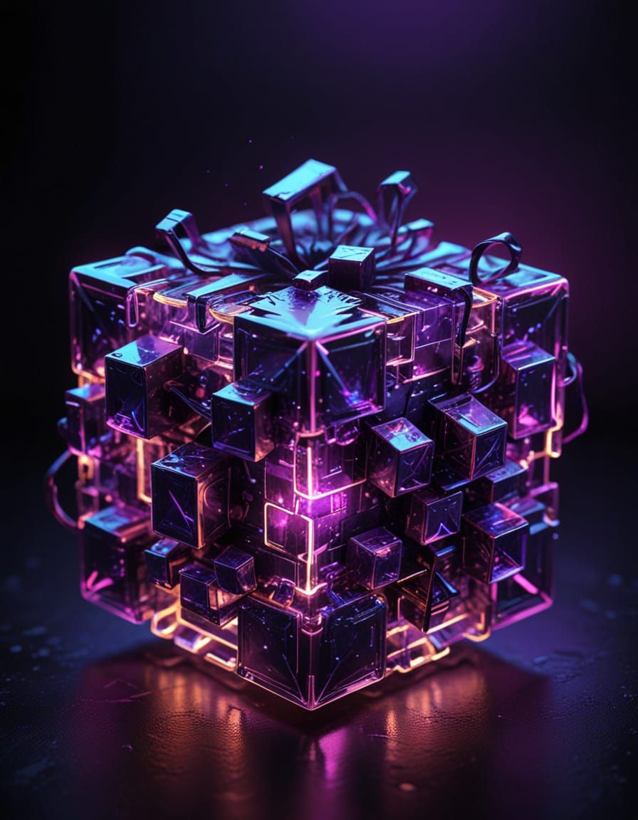 Surreal Hyper Crashopper Cube in Shadow Dimension