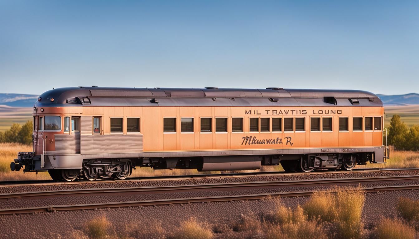 photorealistic image of Milwaukee Road Cedar Rapids Hiawatha...