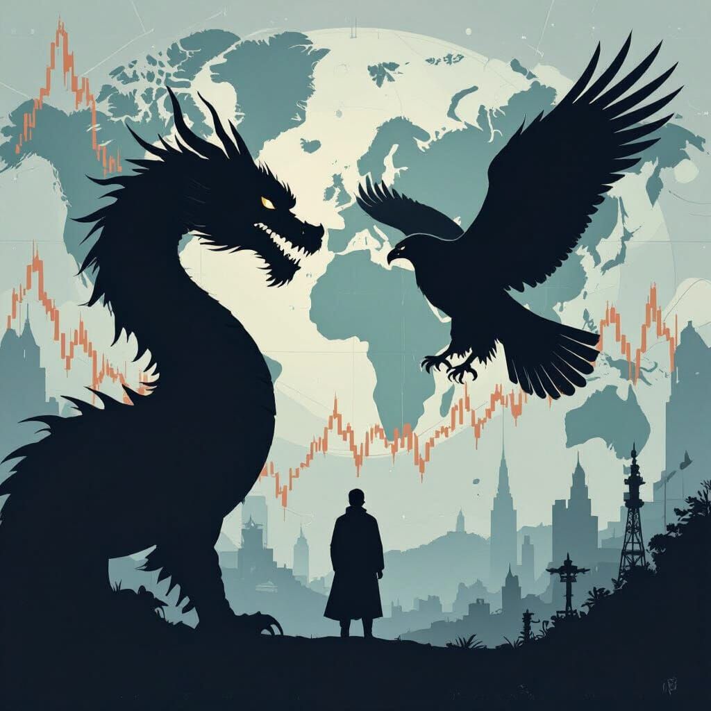Dragon vs. Eagle: A Futuristic Clash of Civilizations