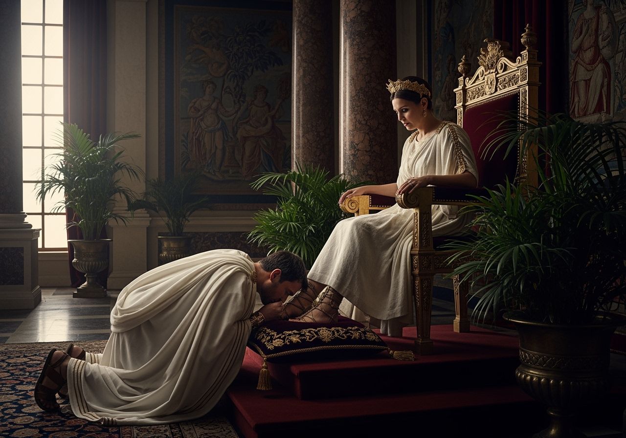 Empress's Contempt: A Roman Drama in High Contrast