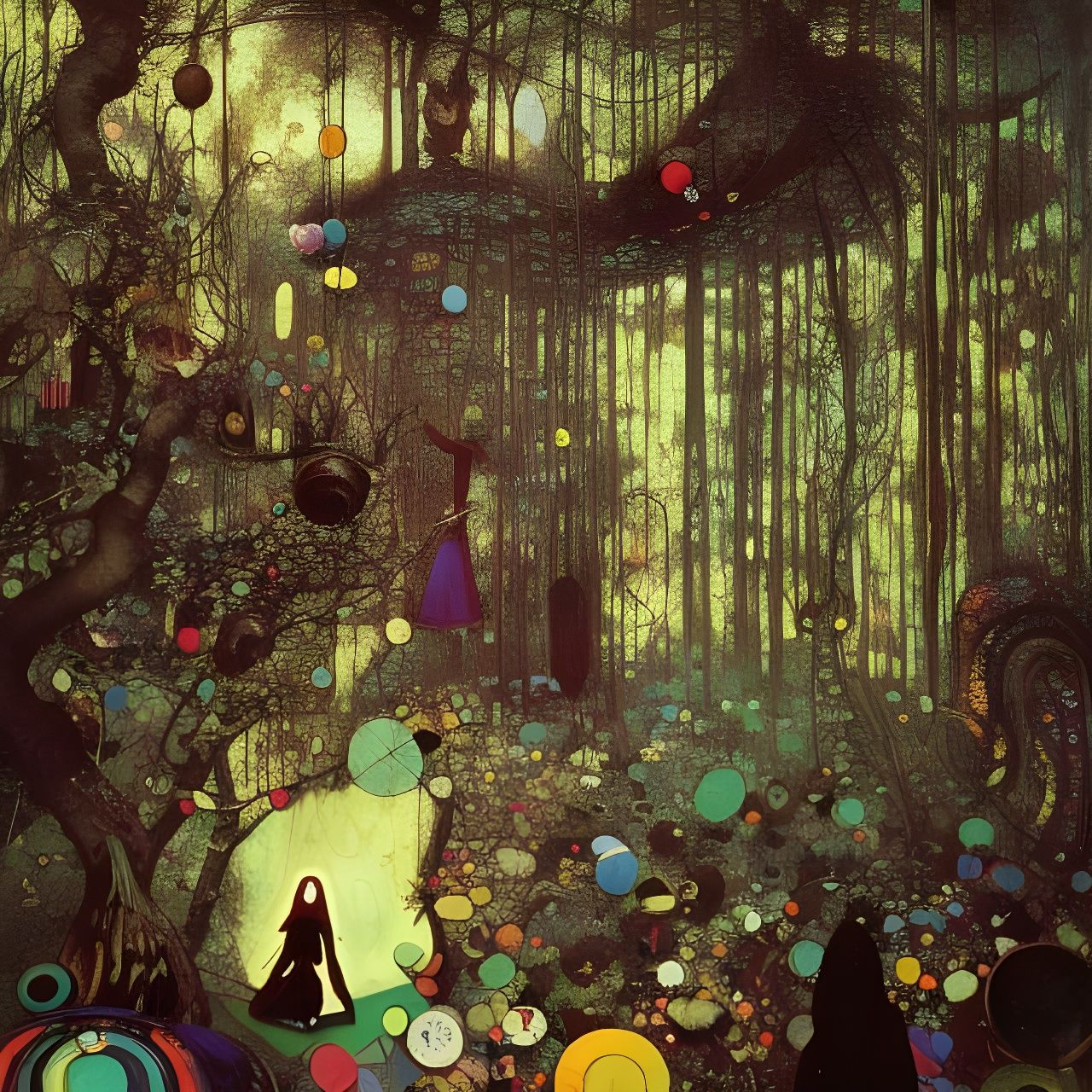 Alice in Wonderland's Trippy Descent