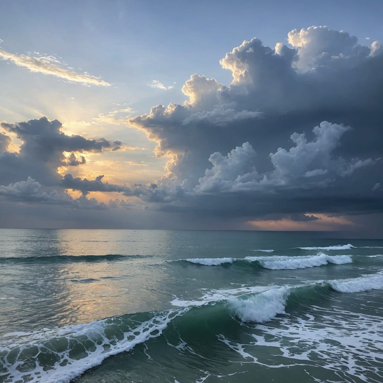 Ethereal Seascape Unites Heaven and Earth