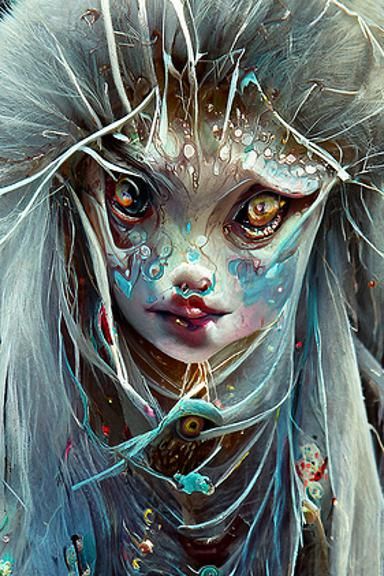 Cute Monster Digital Painting in Detailed Style