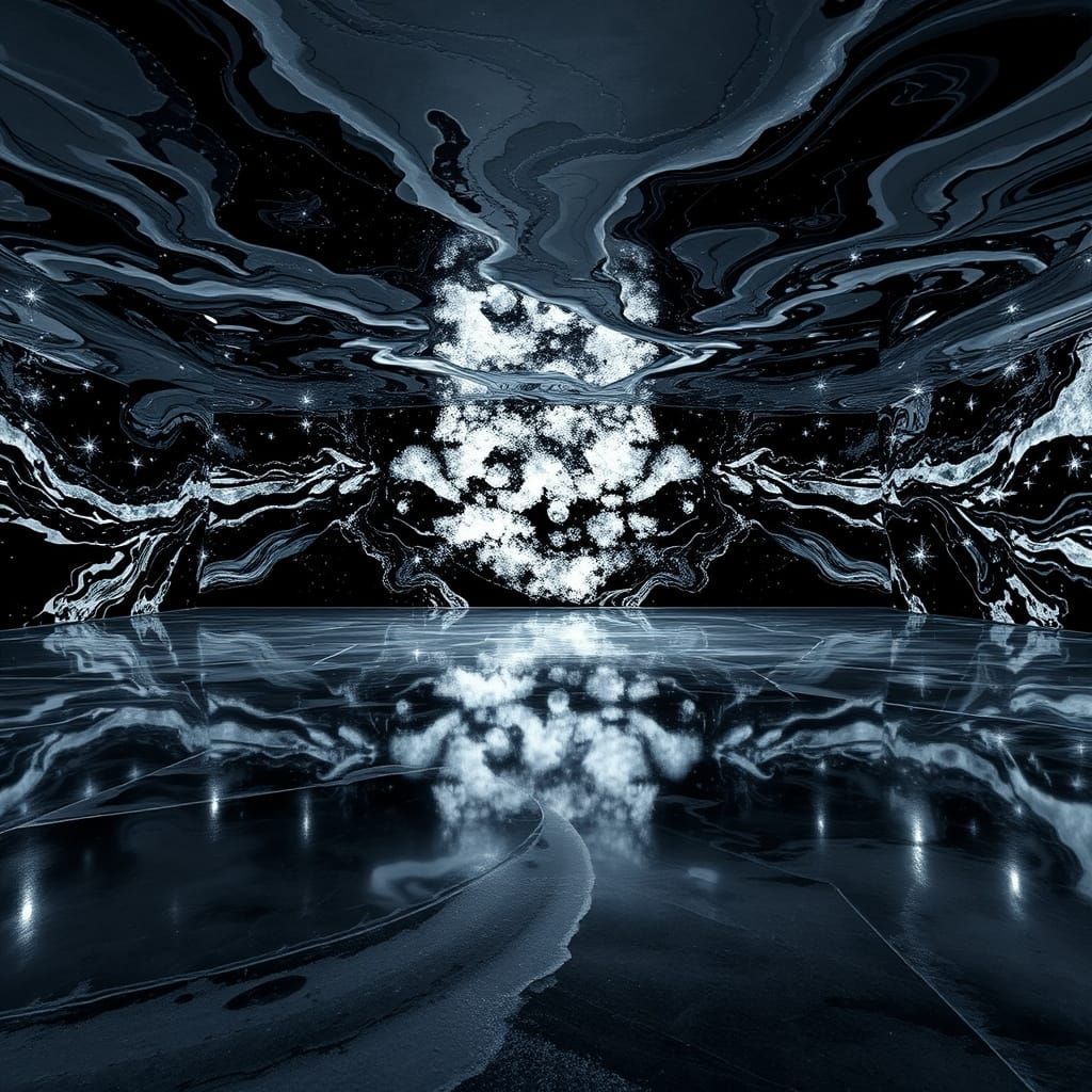 Disco Dreamscape: Mirrored Dance Hall of Ice