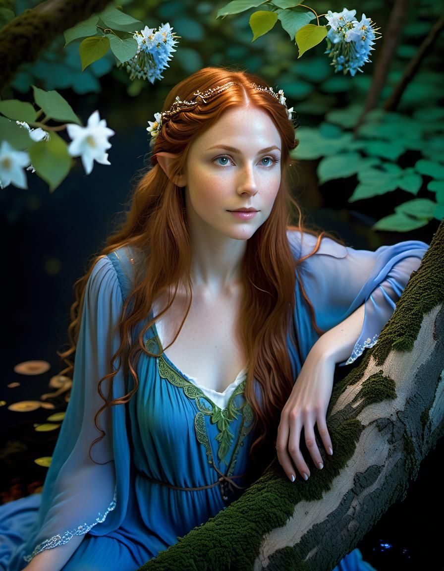 Beautiful elven girl