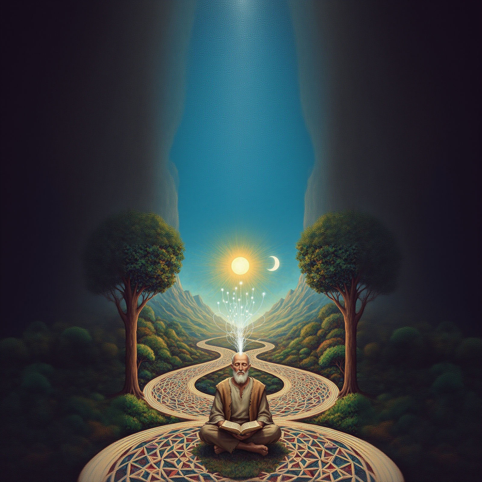 Hermit Reading by Geometric River