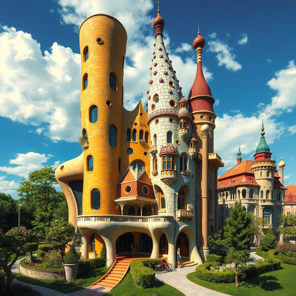 Surrealist Futuristic Architecture Inspired by Visionary Arc...