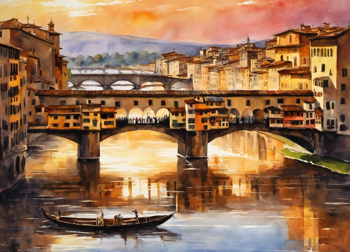 Ponte Vecchio Bridge in Florence, Italy 2.0