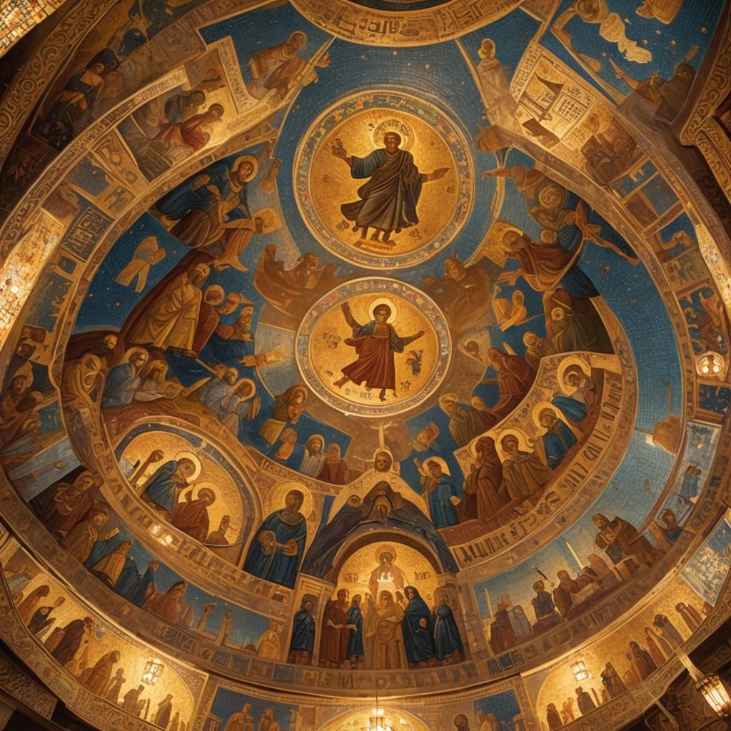 Byzantine Mosaic Studio: A Renaissance Impression