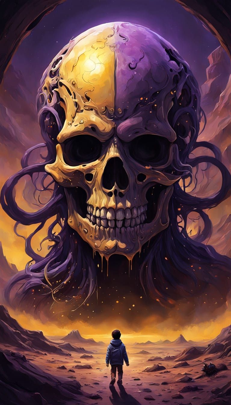 Ethereal Horror in Dark Fantasy Art