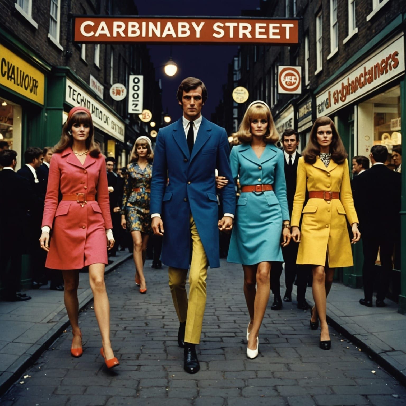 Carnaby Street Midnight: 1960s Technicolor Dance