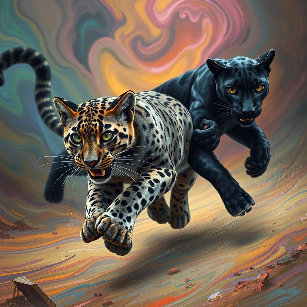 Clouded Leopard Yearns for a Book