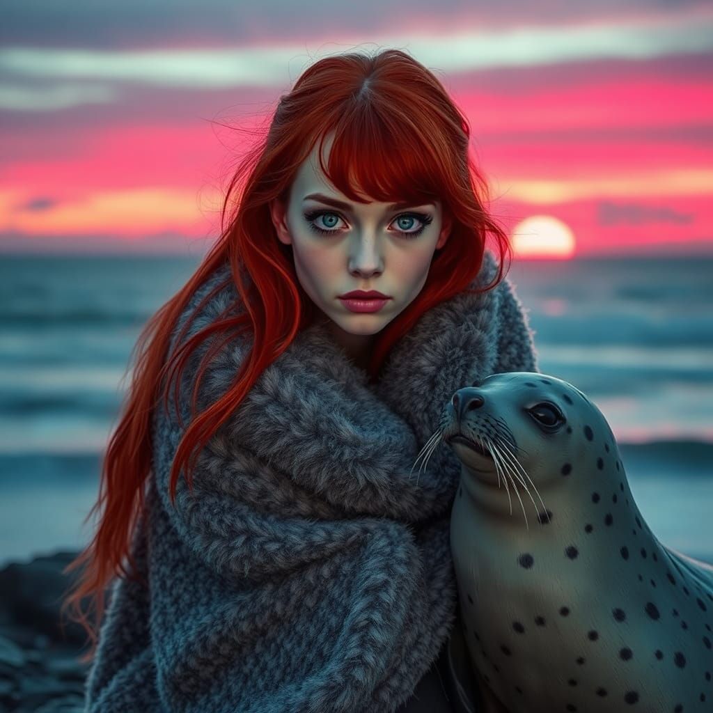The Girl and The Seal