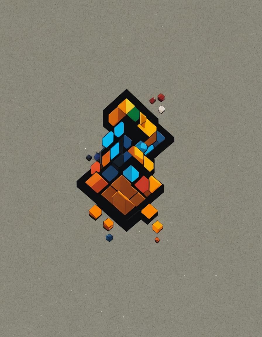 Stylized Q-bert Digital Art