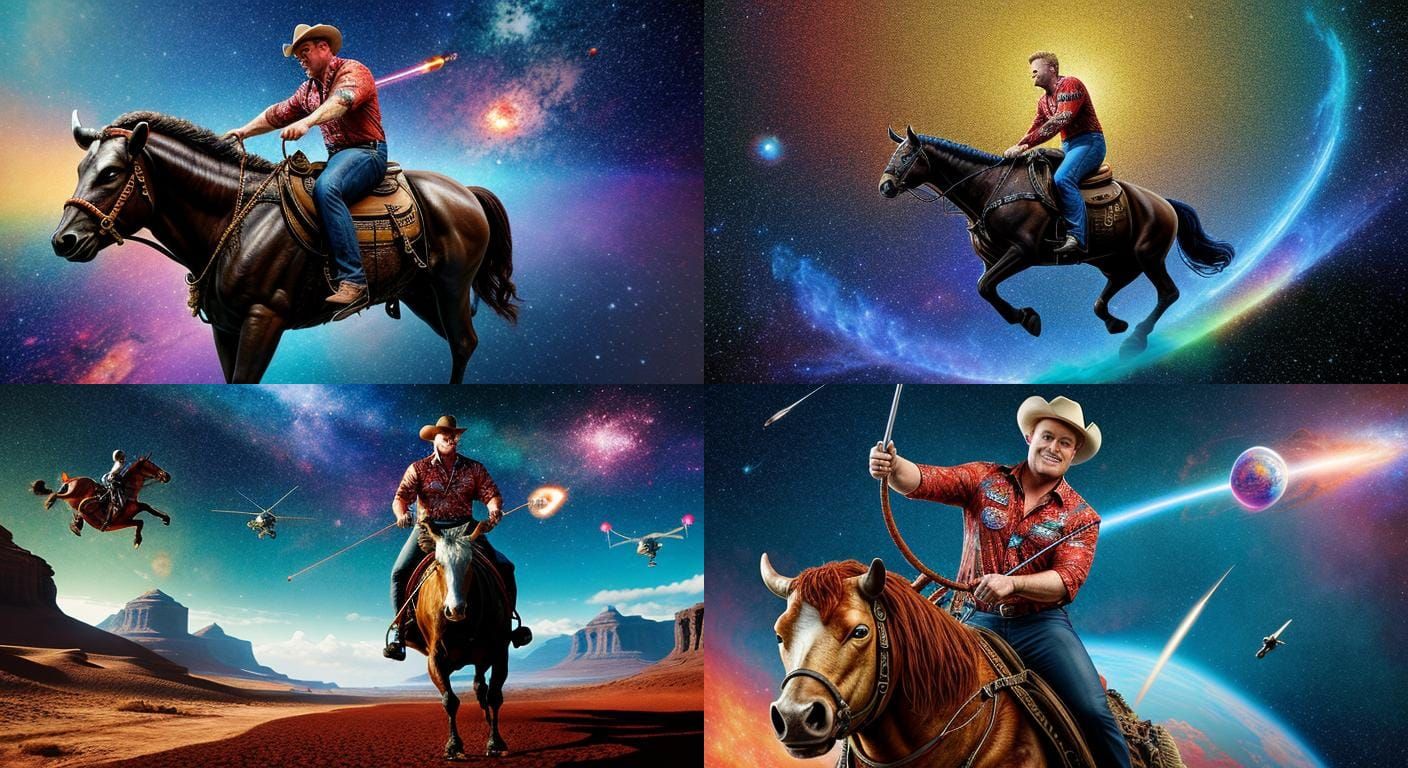 Alan Tudyk as Space Cowboy in Astral Art
