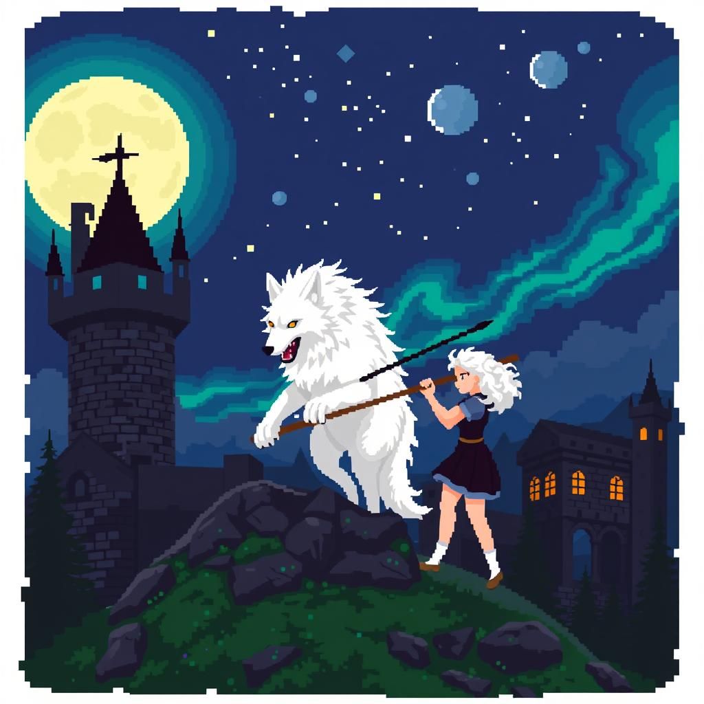 Pixel Art: Ara and Nevia.. where it started