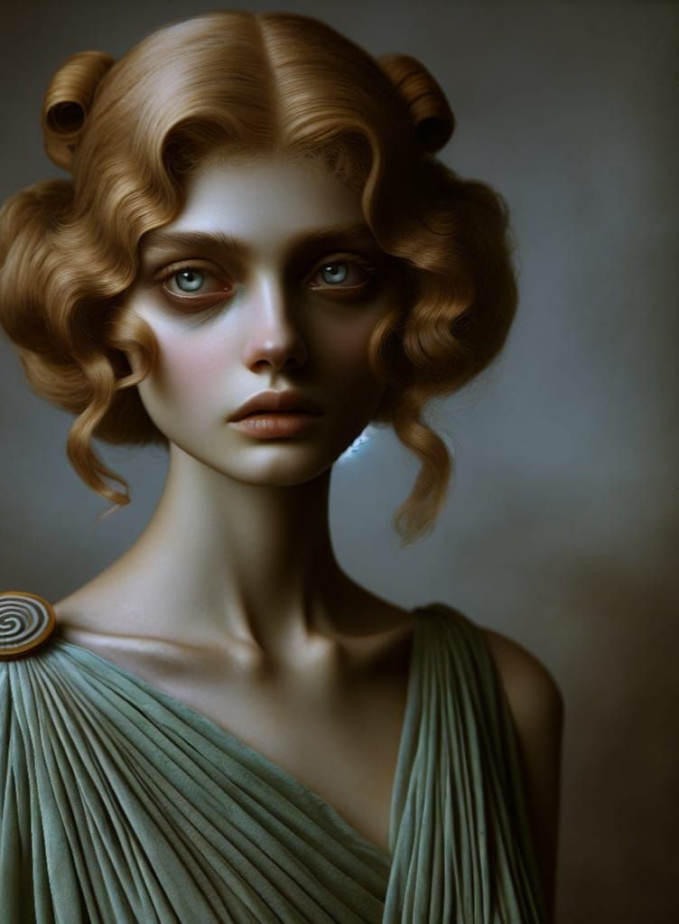 Achlys: Greek Goddess of Misery in Digital Matte Painting