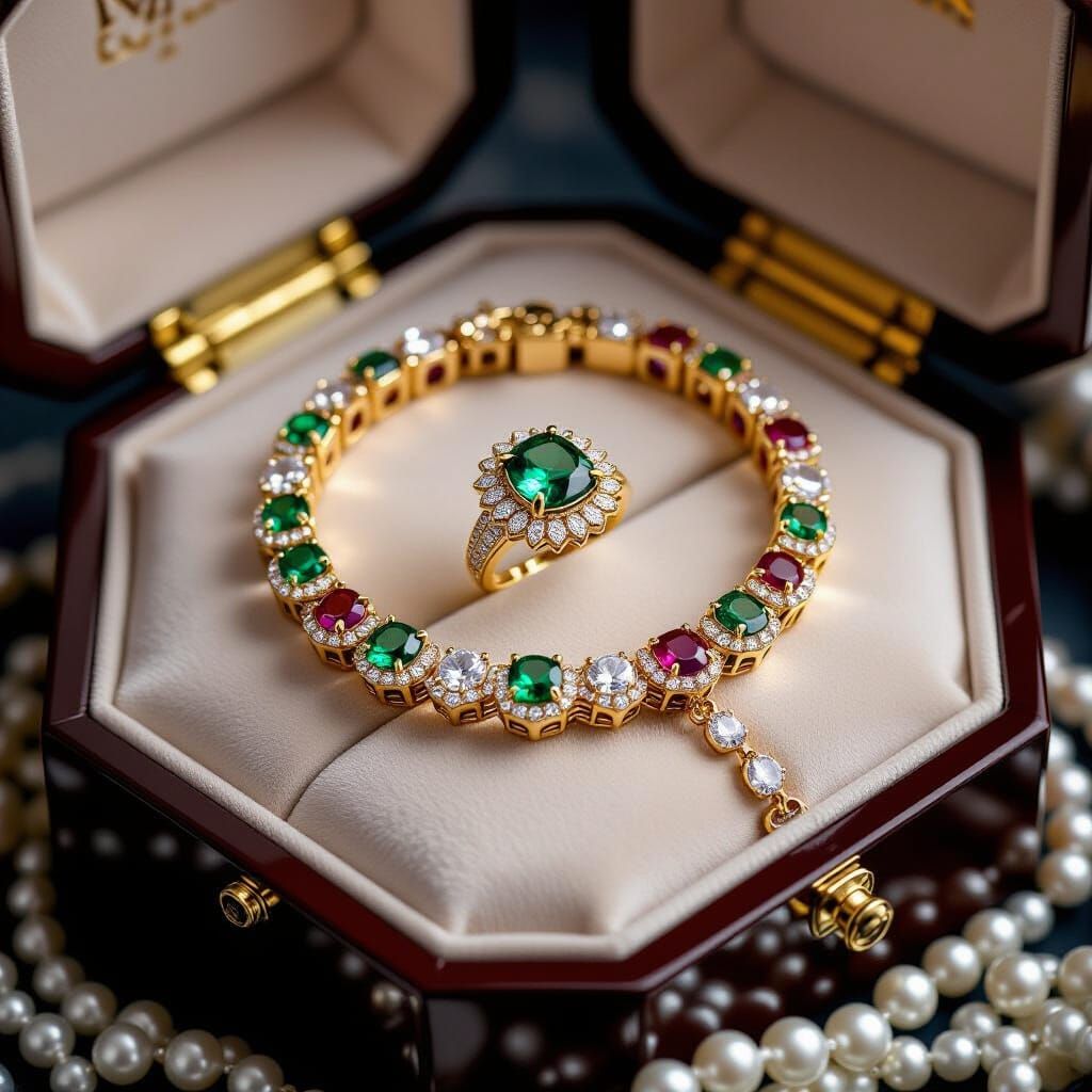 Magnificent Jewellery in Jewel Box Display