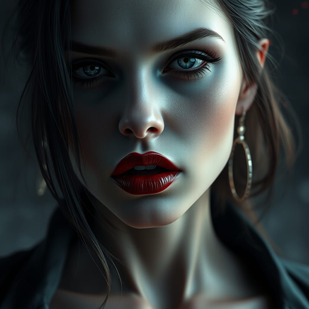 Vampiress in Triadic Colors, Dynamic Lighting