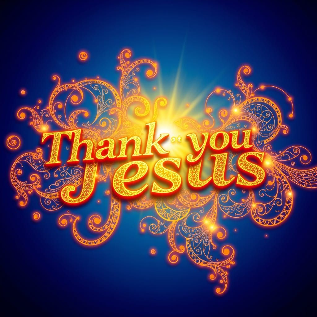 Golden Light Swirls in Divine Harmony